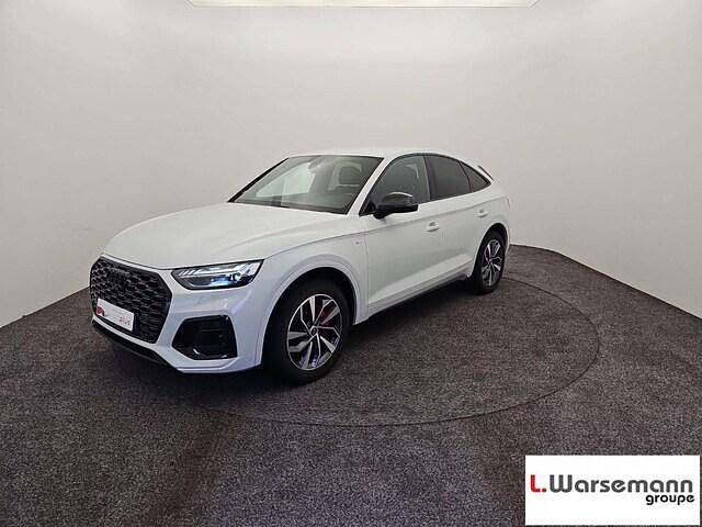 Blanc glacier métallisé Utilisé 2022 Audi Q5 Sportback S-Line SUV | 45 900 € (Bon prix) - Image 1/4