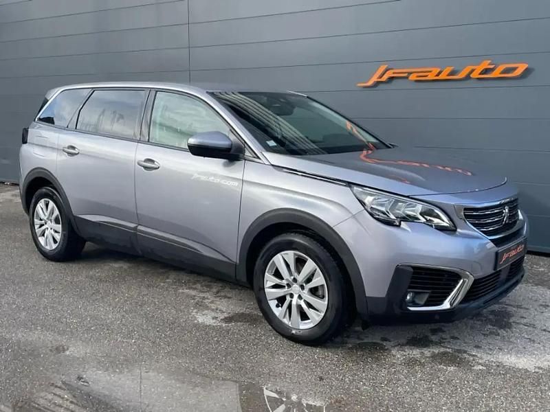 Gris Utilisé 2020 Peugeot 5008 Allure Berline | 17 900 € (Prix juste) - Image 1/4