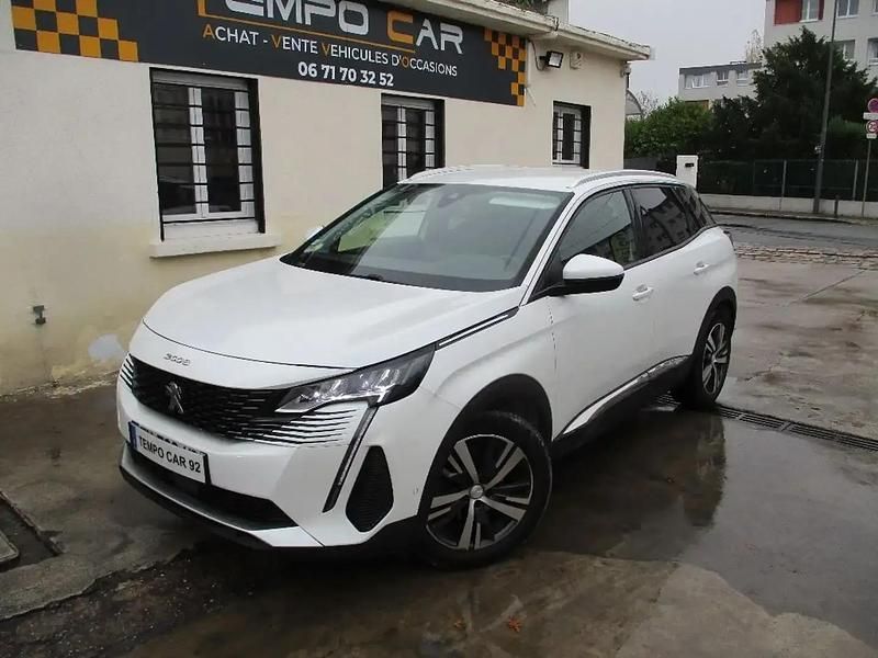 Blanc Utilisé 2021 Peugeot 3008 Allure Monospace | 16 990 € (Prix juste) - Image 1/4