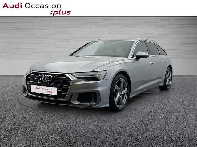 Argent fleuret métallisé Utilisé 2024 Audi A6 S-Line Break | 50 990 € (Bon prix) - Image 1/4