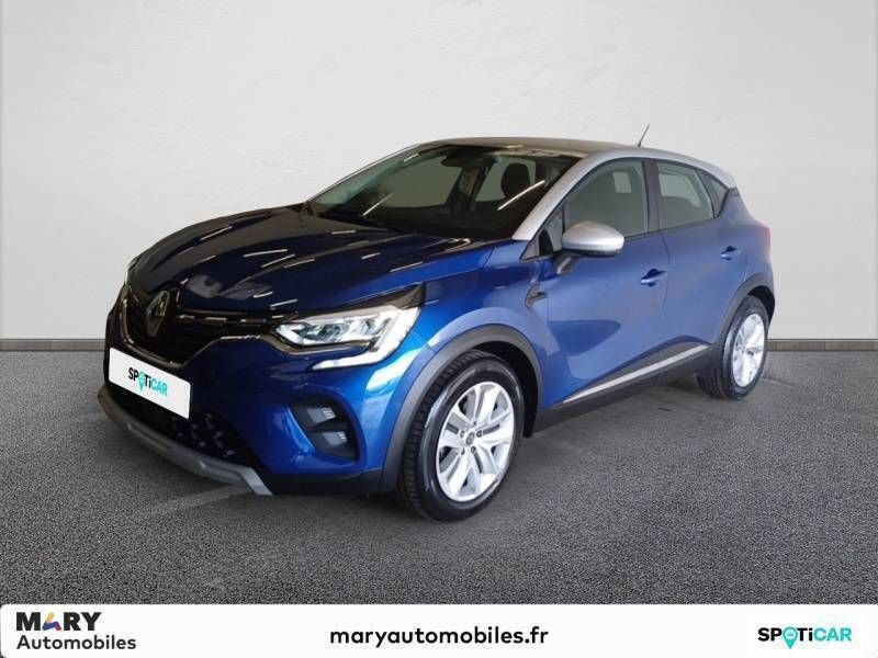 Bleu Utilisé 2021 Renault Captur Zen SUV | 15 990 € (Prix juste) - Image 1/3