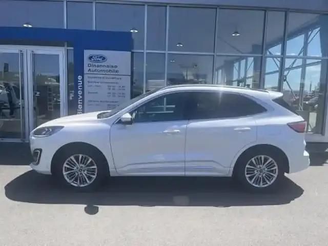 Premium blanc platinum Occasion 2022 Ford Kuga Vignale SUV | 24 490 € (Prix assez cher) - Image 1/4