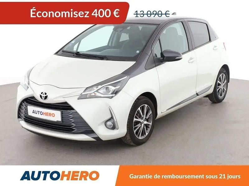 Blanc Utilisé 2019 Toyota Yaris Design Citadine | 12 690 € (Prix juste) - Image 1/2