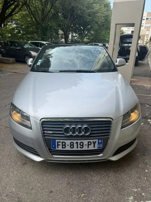 Gris Utilisé 2008 Audi A3 Cabriolet S-Line Cabriolet | 6 600 € - Image 1/4