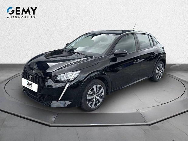 Noir Utilisé 2022 Peugeot e-208 Active Citadine | 16 450 € (Prix juste) - Image 1/4