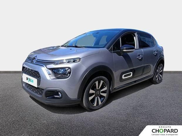 Gris Utilisé 2023 Citroën C3 Shine Citadine | 14 225 € (Prix juste) - Image 1/4
