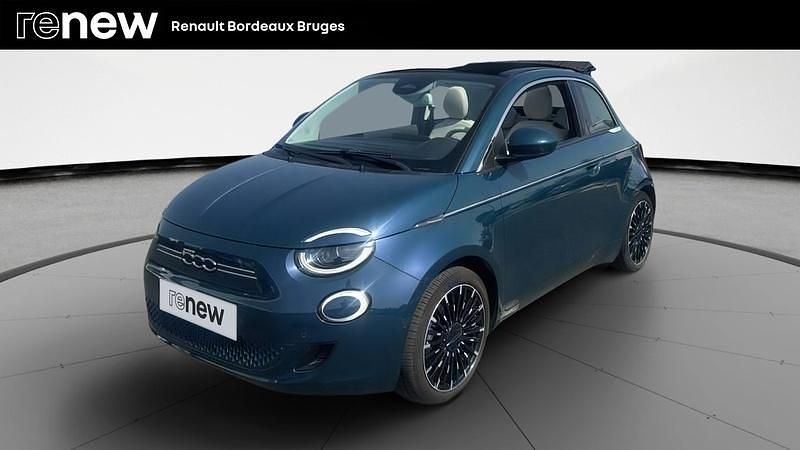 Ocean green Utilisé 2021 Fiat 500e La Prima Cabriolet | 17 690 € (Prix juste) - Image 1/4