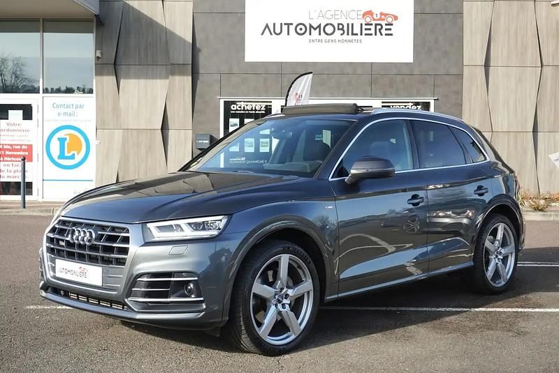 Argent Occasion 2018 Audi Q5 S-Line SUV | 34 490 € (Prix assez cher) - Image 1/4