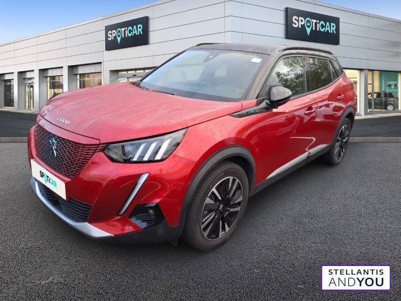 Rouge Utilisé 2021 Peugeot e-2008 GT SUV | 19 990 € (Prix juste) - Image 1/3
