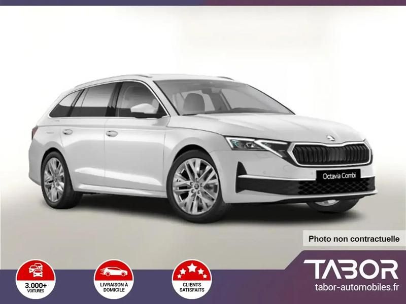 Blanc Nouvelle 2025 Skoda Octavia Break | 36 996 € (Prix cher) - Image 1/4