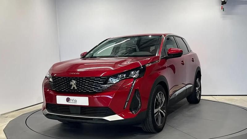 Rouge Utilisé 2021 Peugeot 3008 Allure SUV | 15 990 € (Super prix) - Image 1/4