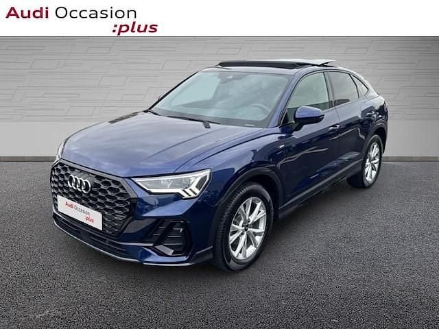 Bleu navarre métallisé Occasion 2025 Audi Q3 S-Line SUV | 46 986 € (Prix cher) - Image 1/4