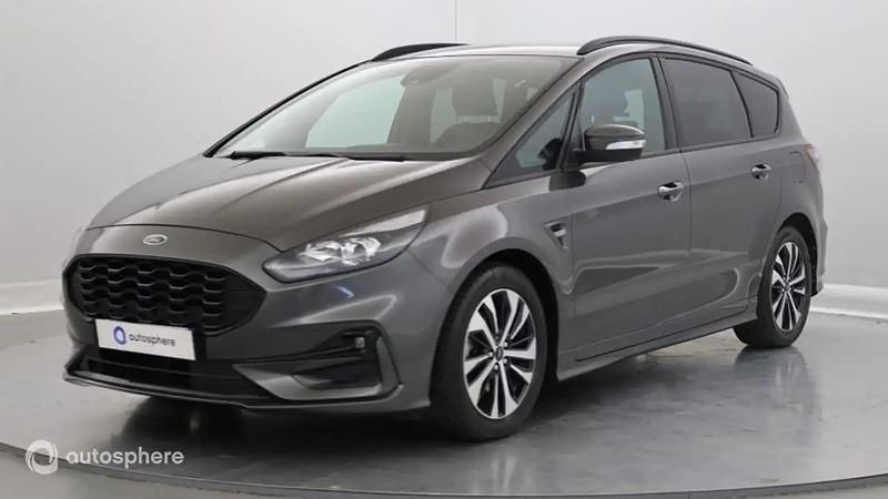 Bleu Utilisé 2022 Ford S-MAX ST-Line Monospace | 33 299 € (Prix juste) - Image 1/4