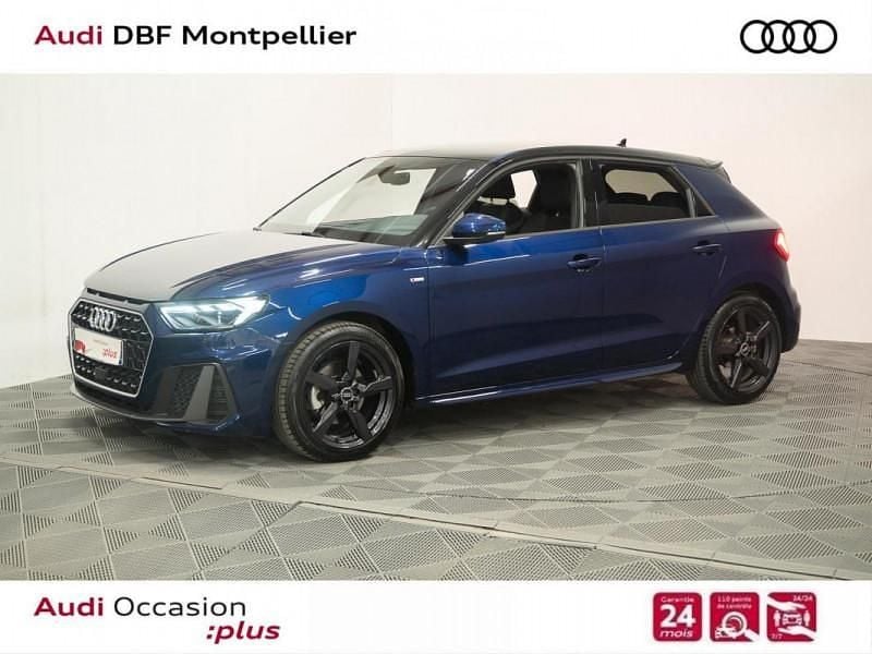 Bleu navarre métallisé noir mythe métallisé Utilisé 2024 Audi A1 Sportback S-Line Citadine | 31 480 € - Image 1/4
