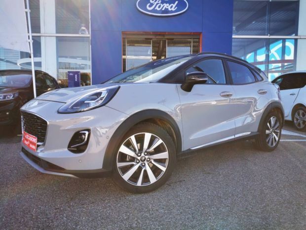 Gris Utilisé 2021 Ford Puma Titanium X Coupé | 20 890 € (Prix assez cher) - Image 1/4
