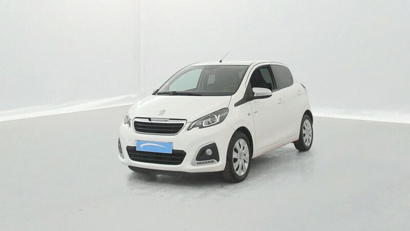 Blanc Utilisé 2018 Peugeot 108 Style Citadine | 9 290 € (Prix juste) - Image 1/4