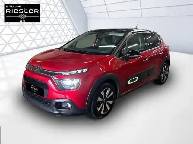 Rouge Occasion 2024 Citroën C3 PureTech Berline | 14 490 € (Prix juste) - Image 1/4