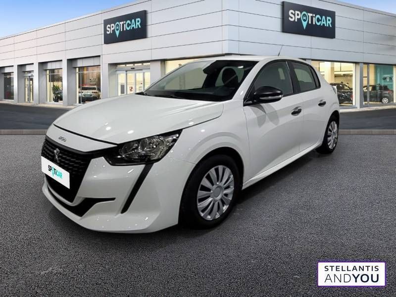 Blanc Utilisé 2020 Peugeot 208 S Citadine | 9 980 € (Bon prix) - Image 1/3