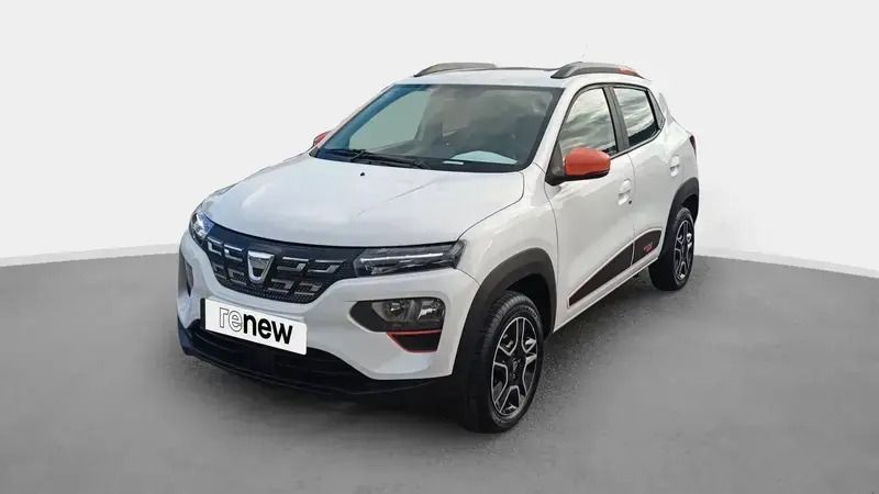 Blanc Utilisé 2021 Dacia Spring Comfort Plus Citadine | 9 990 € (Prix juste) - Image 1/4