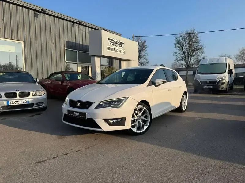 Blanc Utilisé 2013 Seat Leon FR Berline | 11 990 € (Super prix) - Image 1/4