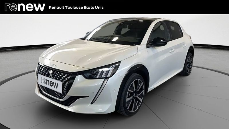 Blanc Utilisé 2021 Peugeot 208 GT Citadine | 15 490 € (Prix juste) - Image 1/4