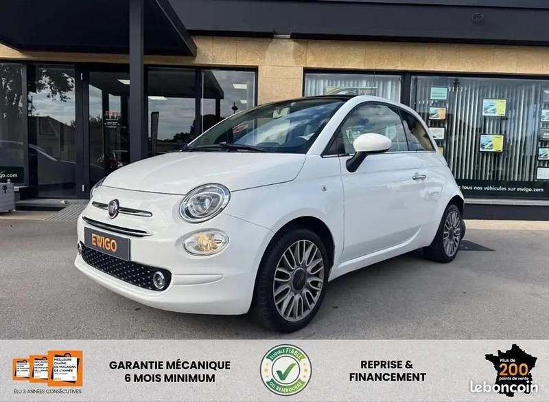 Blanc Utilisé 2018 Fiat 500 Club Citadine | 7 990 € (Bon prix) - Image 1/4