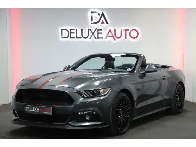 Gris Utilisé 2015 Ford Mustang GT Cabriolet | 46 490 € (Prix assez cher) - Image 1/4
