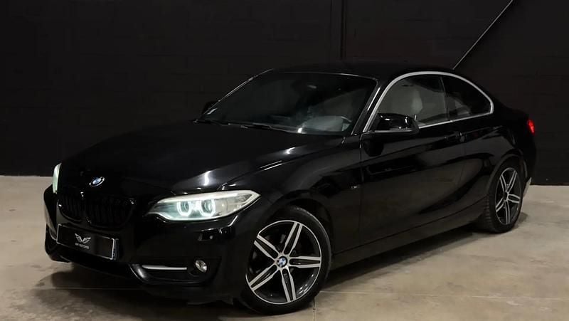 Noir Occasion 2014 BMW 218 Sport Line Coupé | 14 990 € - Image 1/4