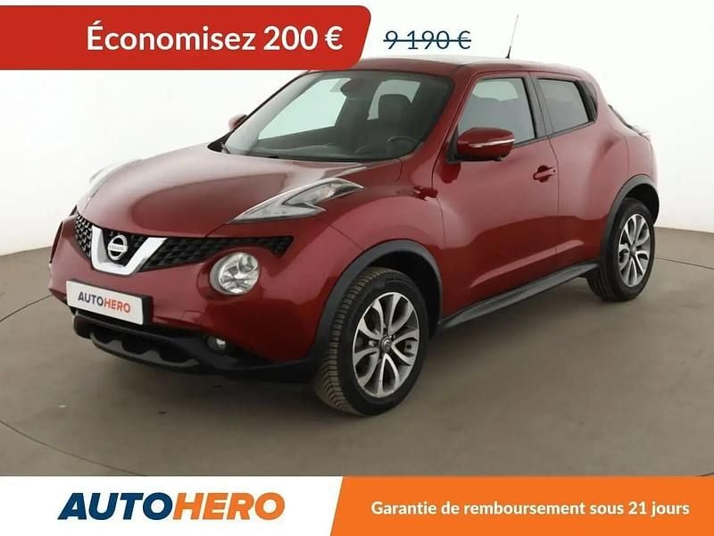 Rouge Occasion 2015 Nissan Juke Tekna SUV | 8 990 € (Prix juste) - Image 1/2