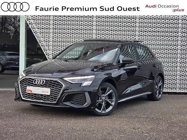 Occasion Audi A3 Sportback e-tron S-Line 150 ch (110 kW) 2021 Noir mythic métallisé Citadine