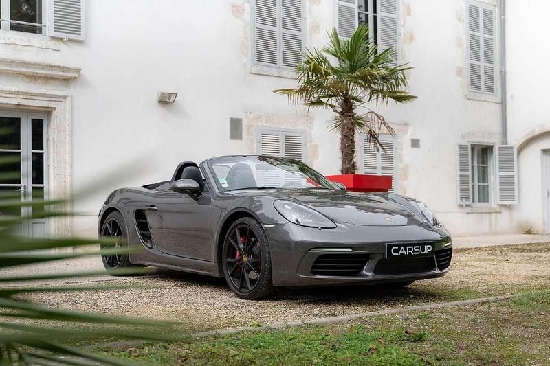 Occasion Porsche 718 Boxster 349 ch (256 kW) 2018 Gris Cabriolet