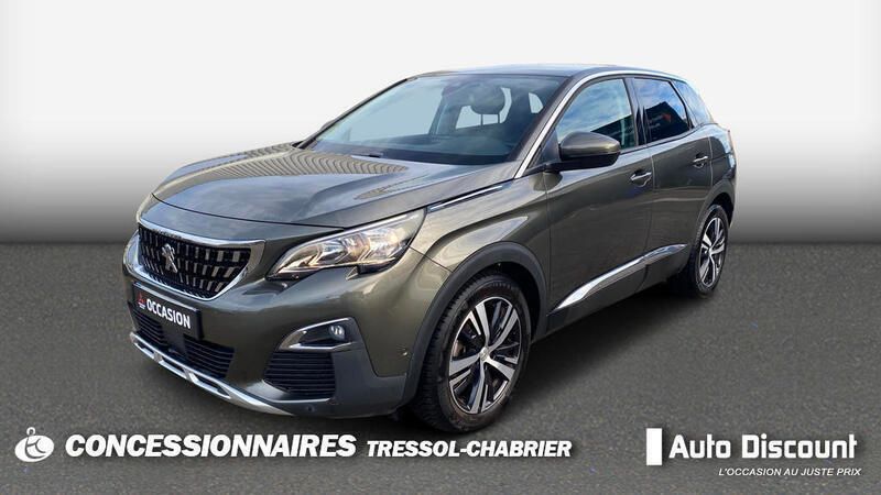 Gris Utilisé 2017 Peugeot 3008 Allure | 15 120 € (Bon prix) - Image 1/3