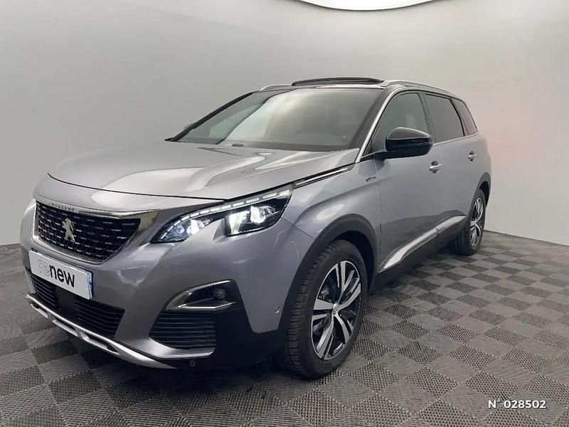 Gris Utilisé 2020 Peugeot 5008 GT-line | 20 990 € (Prix juste) - Image 1/4