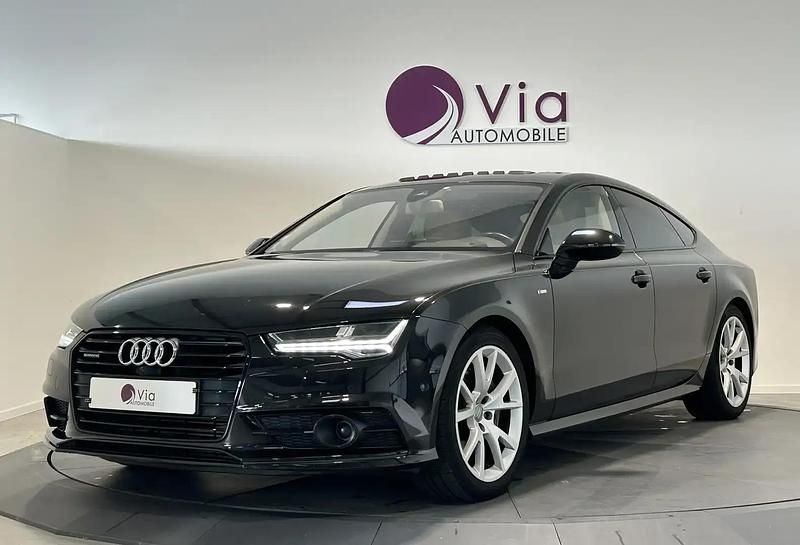 Noir Utilisé 2015 Audi A7 S-Line Citadine | 23 990 € (Prix assez cher) - Image 1/4