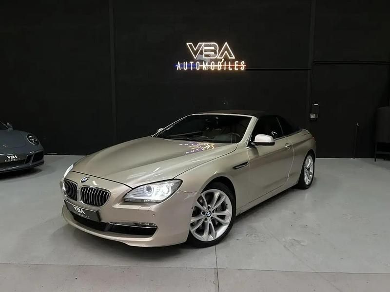 Beige Utilisé 2012 BMW 640 Cabriolet Exclusive Cabriolet | 23 990 € - Image 1/4