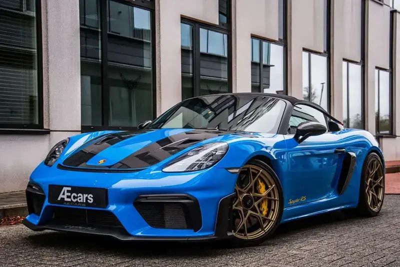 Bleu Utilisé 2024 Porsche 718 Spyder Cabriolet | 199 950 € - Image 1/4