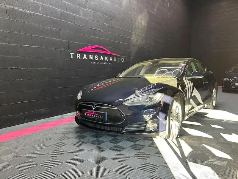 Bleu Utilisé 2014 Tesla Model S Performance Citadine | 17 990 € - Image 1/4