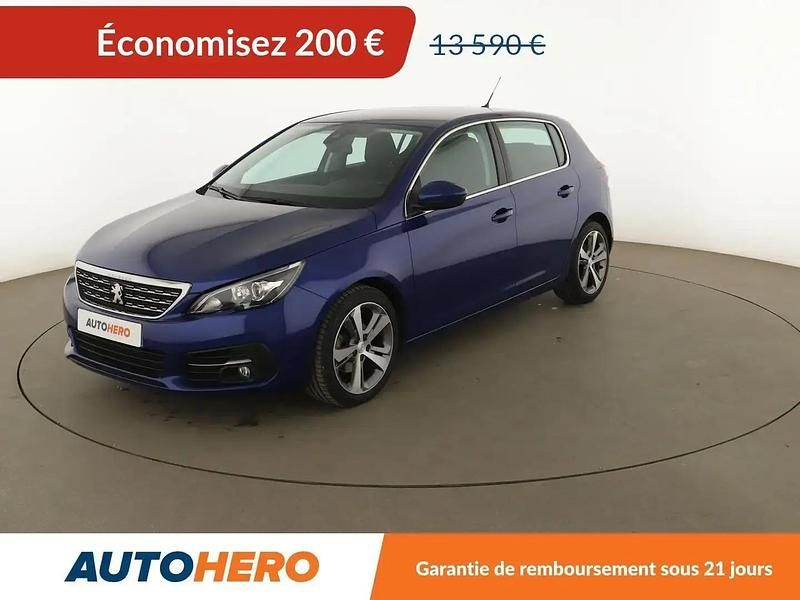 Bleu Utilisé 2019 Peugeot 308 Allure Berline | 13 390 € (Prix juste) - Image 1/2