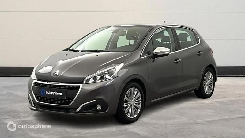 Gris Utilisé 2018 Peugeot 208 Allure Citadine | 10 799 € (Prix juste) - Image 1/4
