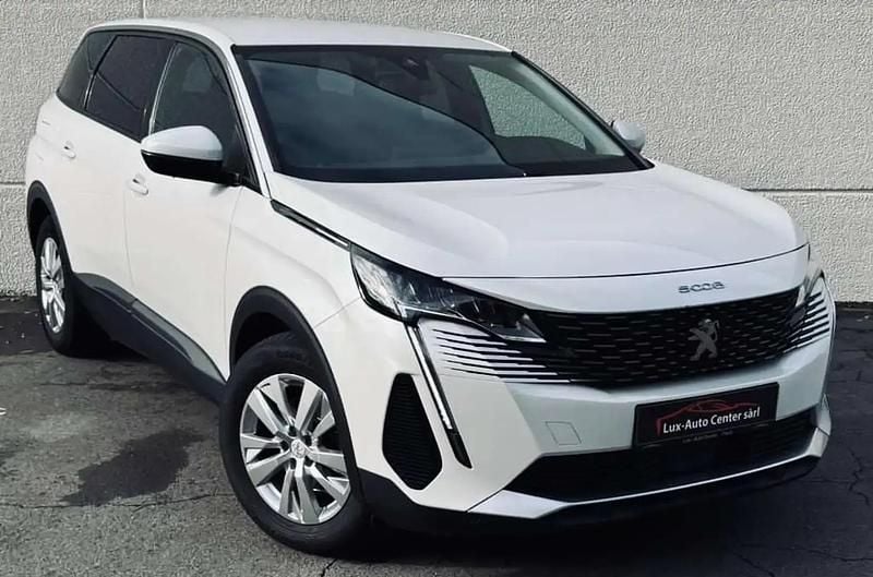 Blanc Utilisé 2021 Peugeot 5008 Active Monospace | 22 900 € (Prix juste) - Image 1/4