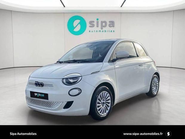 Blanc Utilisé 2022 Fiat 500e Action Citadine | 12 490 € (Bon prix) - Image 1/4