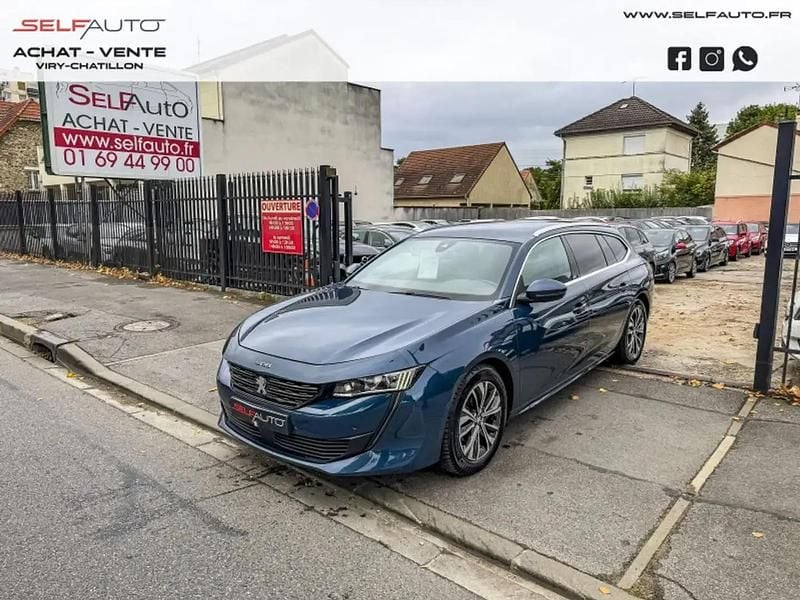 Bleu Utilisé 2021 Peugeot 508 Allure Break | 11 880 € (Super prix) - Image 1/4