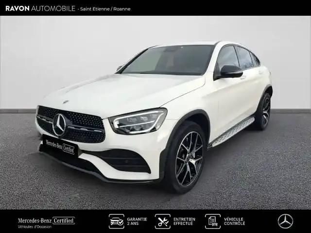 Polar white Occasion 2022 Mercedes GLC300 Coupé | 49 490 € (Prix juste) - Image 1/4