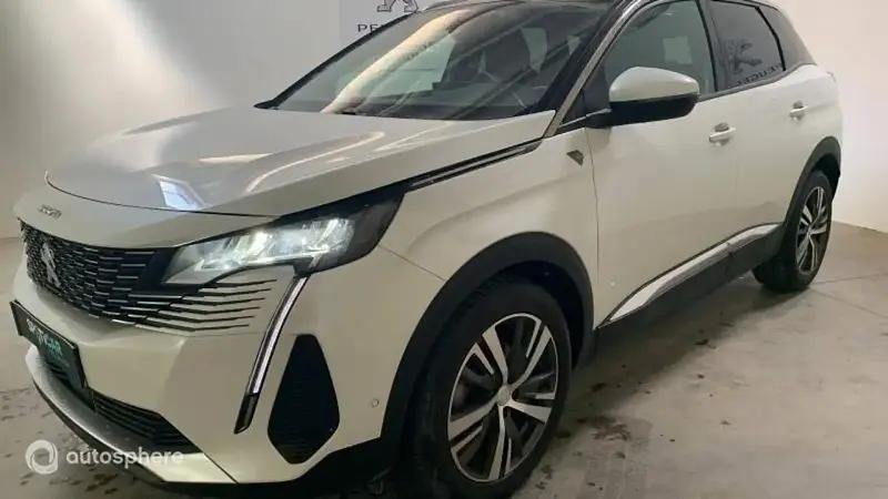 Blanc Utilisé 2021 Peugeot 3008 S SUV | 19 999 € (Prix juste) - Image 1/4