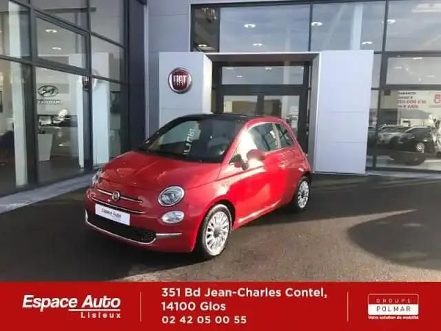 Pasodoble red pastel Occasion 2021 Fiat 500 Dolcevita Berline | 9 890 € (Bon prix) - Image 1/4