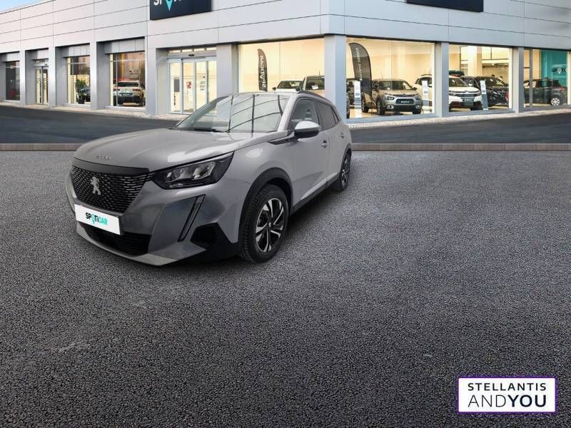 Gris Utilisé 2021 Peugeot 2008 Allure SUV | 17 690 € (Prix juste) - Image 1/3