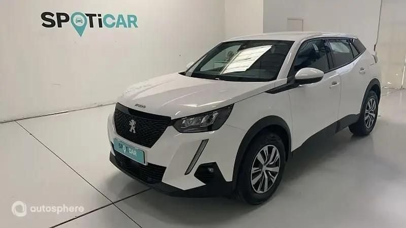 Blanc Utilisé 2021 Peugeot 2008 Business-Line SUV | 14 499 € (Bon prix) - Image 1/4