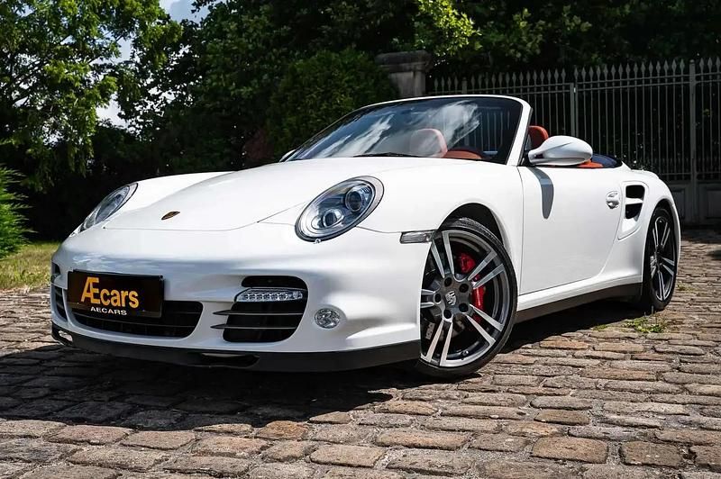 Blanc Occasion 2010 Porsche 911 Turbo Cabriolet Cabriolet | 99 950 € - Image 1/4