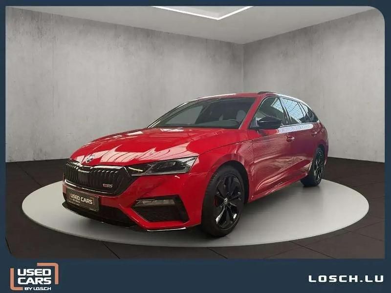 Rouge Occasion 2024 Skoda Octavia RS Break | 39 989 € (Prix assez cher) - Image 1/4