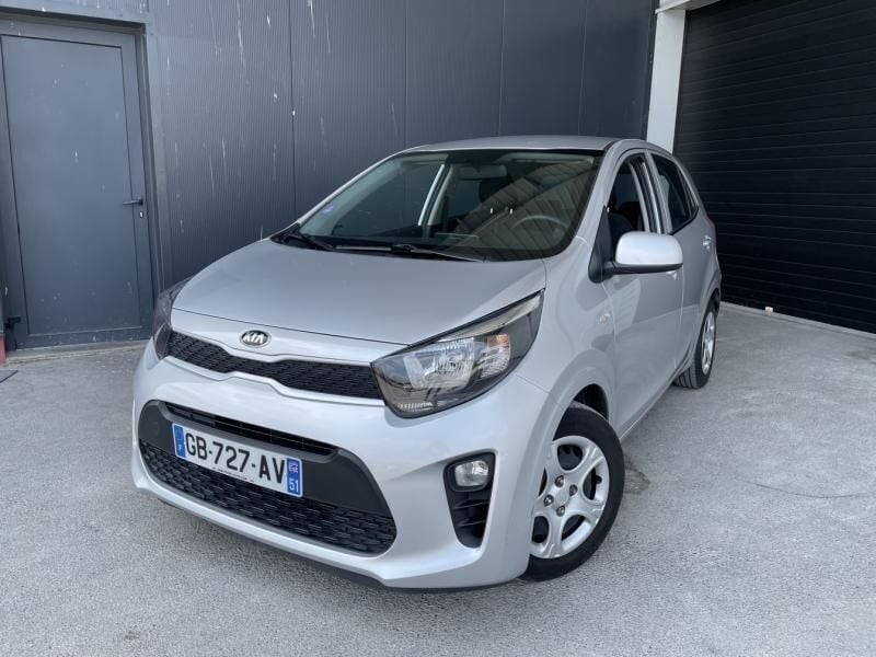 Gris acier mã©tallisã© Utilisé 2021 Kia Picanto Active Citadine | 10 499 € (Prix juste) - Image 1/3